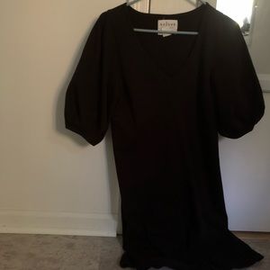 Black Anthropologie mini dress